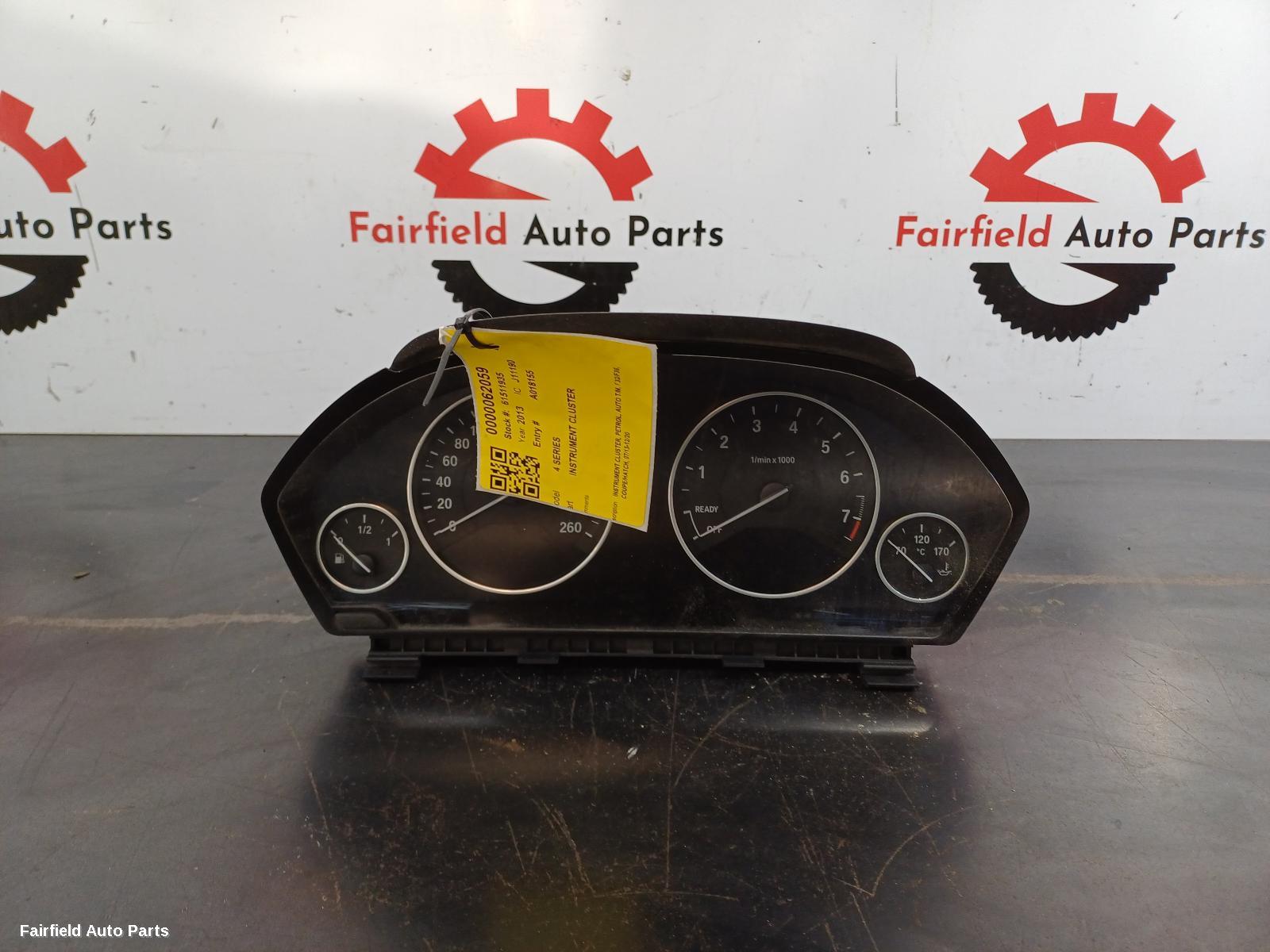 2013-2020 Bmw 4 Series Instrument Cluster