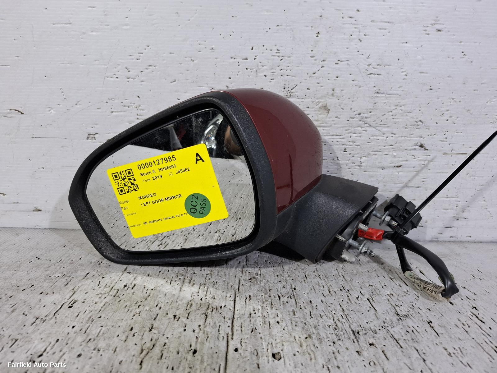 2014-2020 Ford Mondeo Left Door Mirror