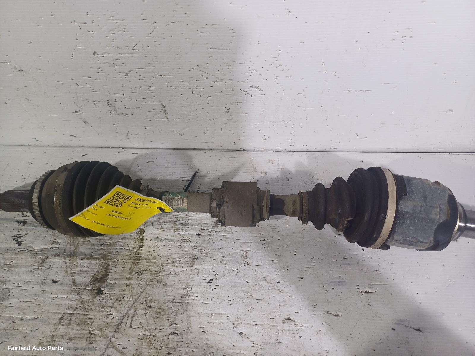 2006-2012 Toyota Aurion Left Driveshaft