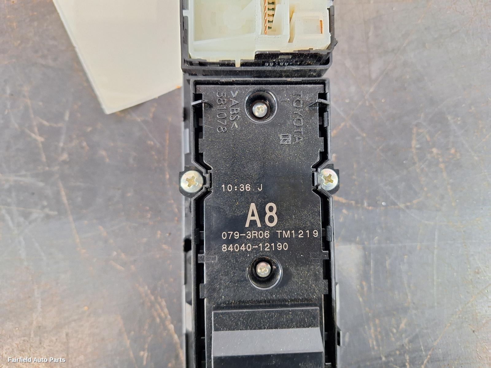 2018-2024 Toyota Corolla Pwr Dr Wind Switch