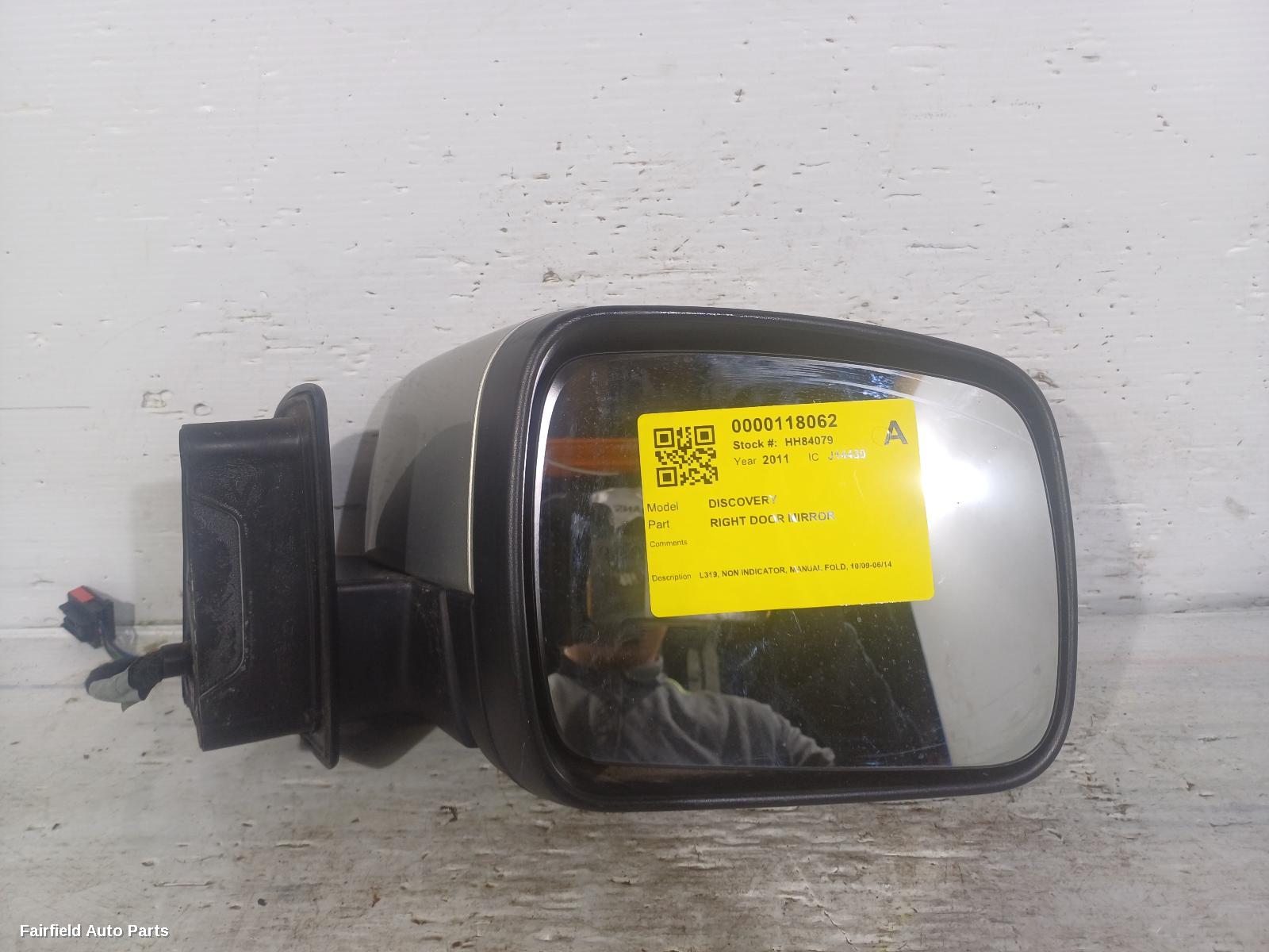 2009-2014 Land Rover Discovery Right Door Mirror