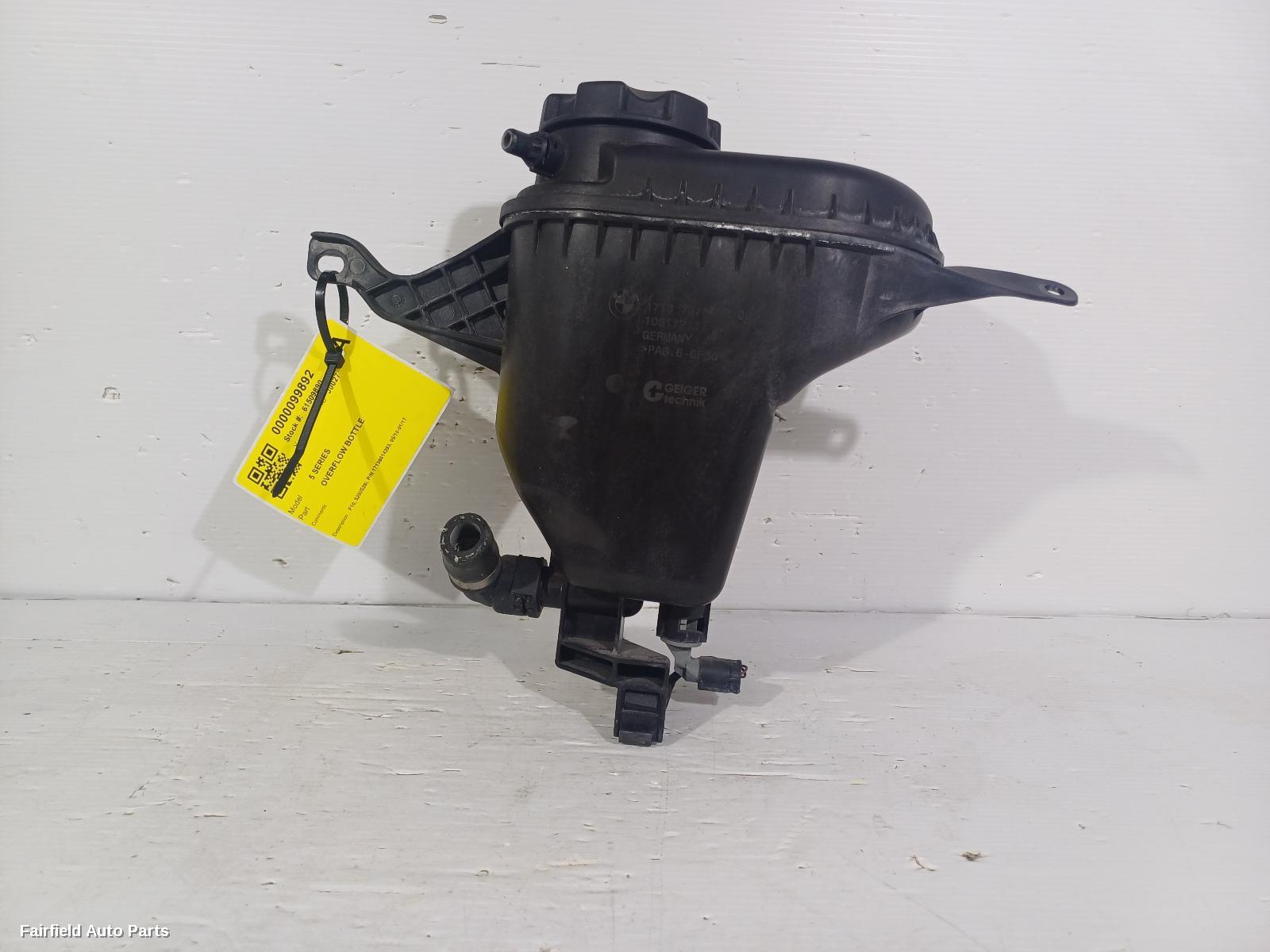 2010-2017 Bmw 5 Series Overflow Bottle
