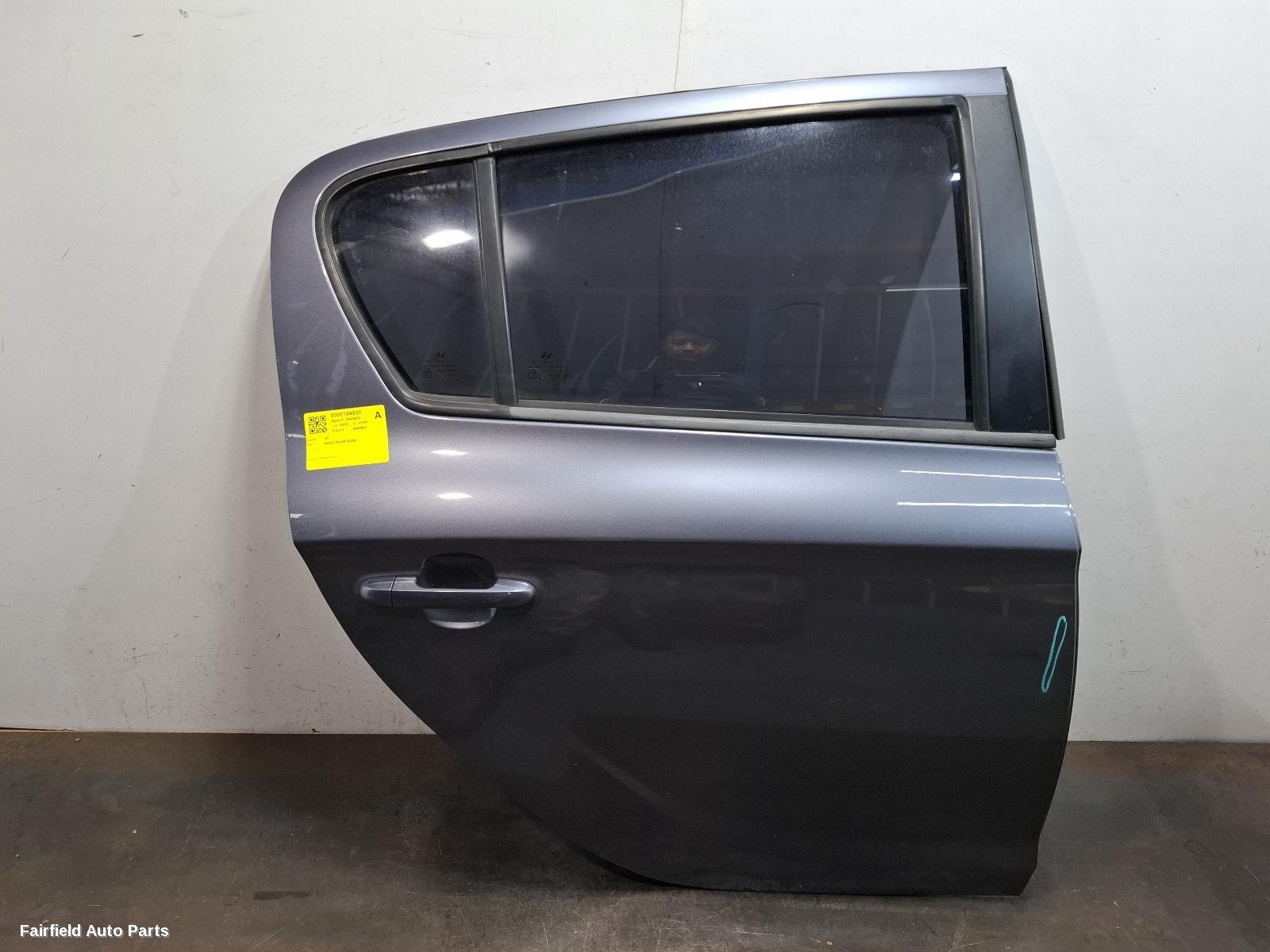 2012 Hyundai I20 Right Rear Door Sliding