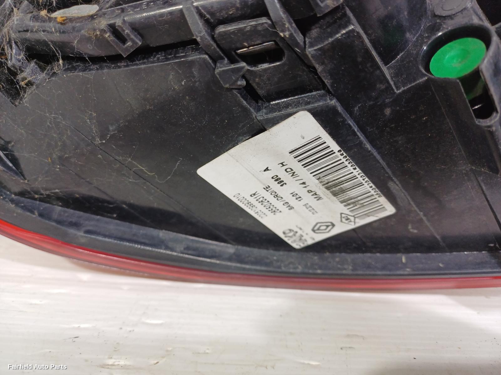 2013-2019 Renault Clio Right Taillight