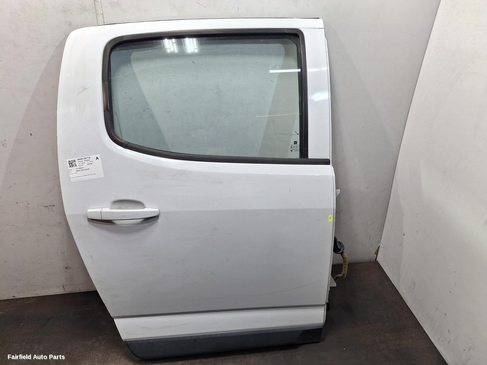2012-2020 Holden Colorado Right Rear Door Sliding