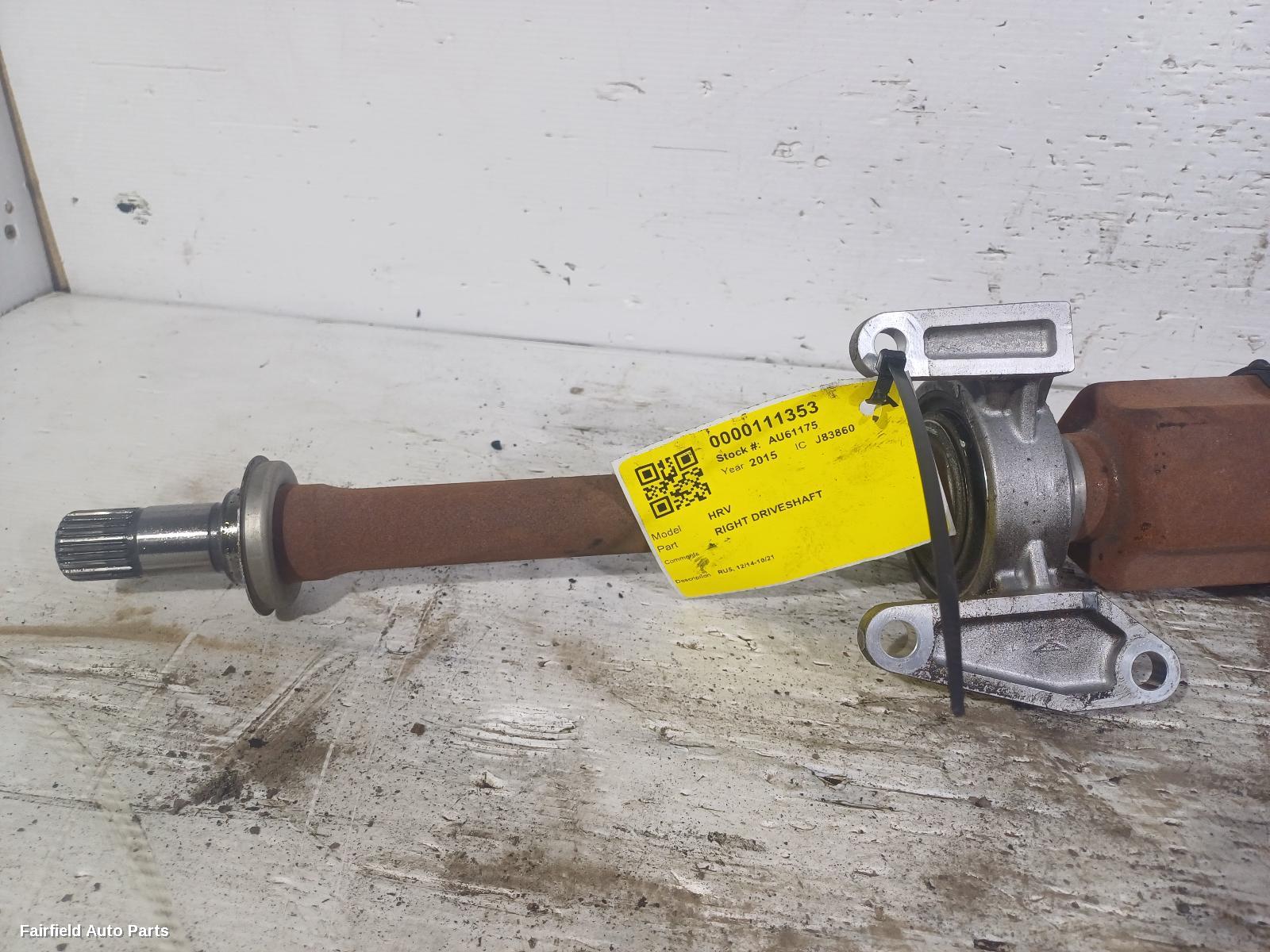 2014-2021 Honda Hrv Right Driveshaft