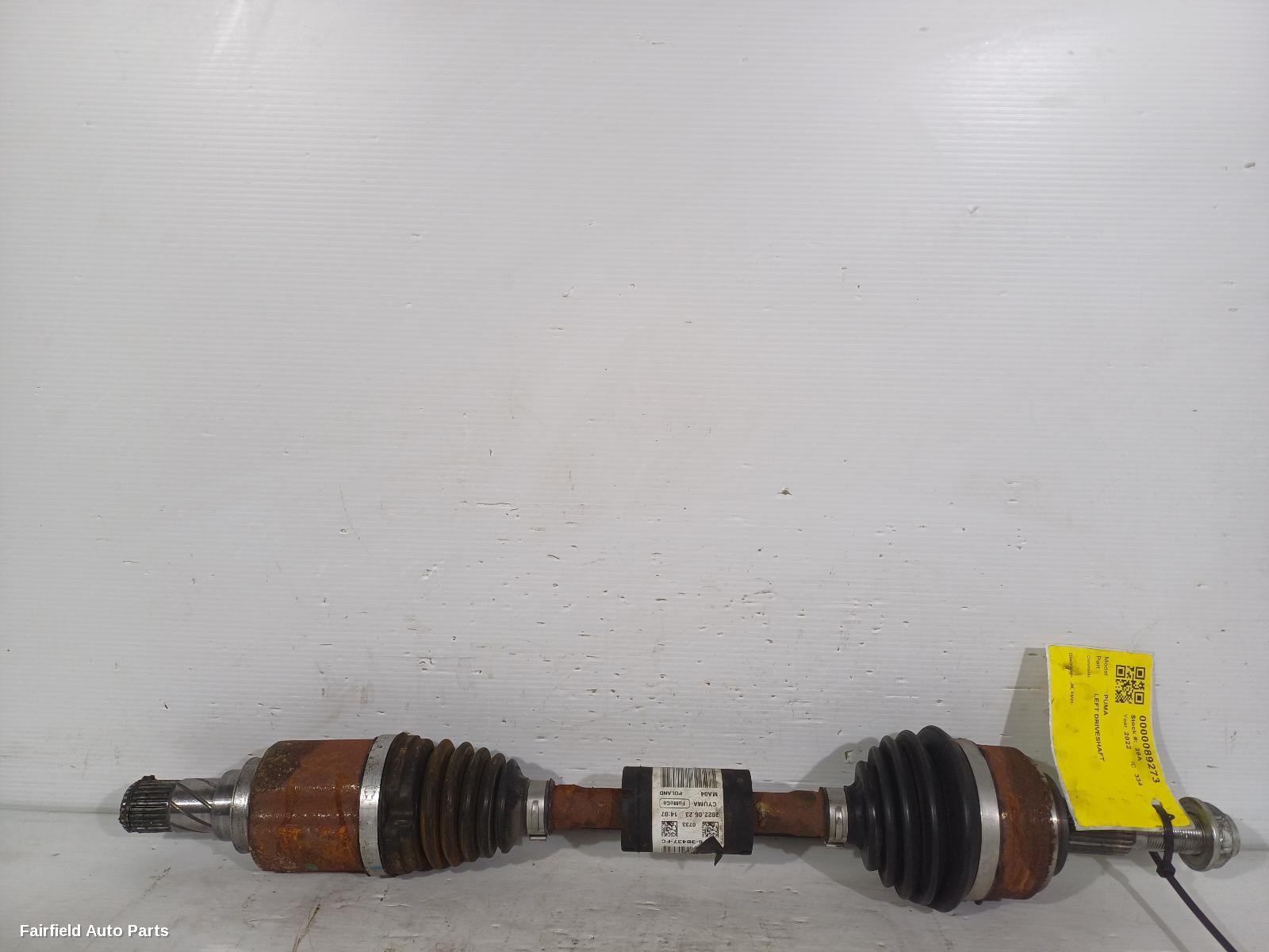 2020-2026 Ford Puma Left Driveshaft