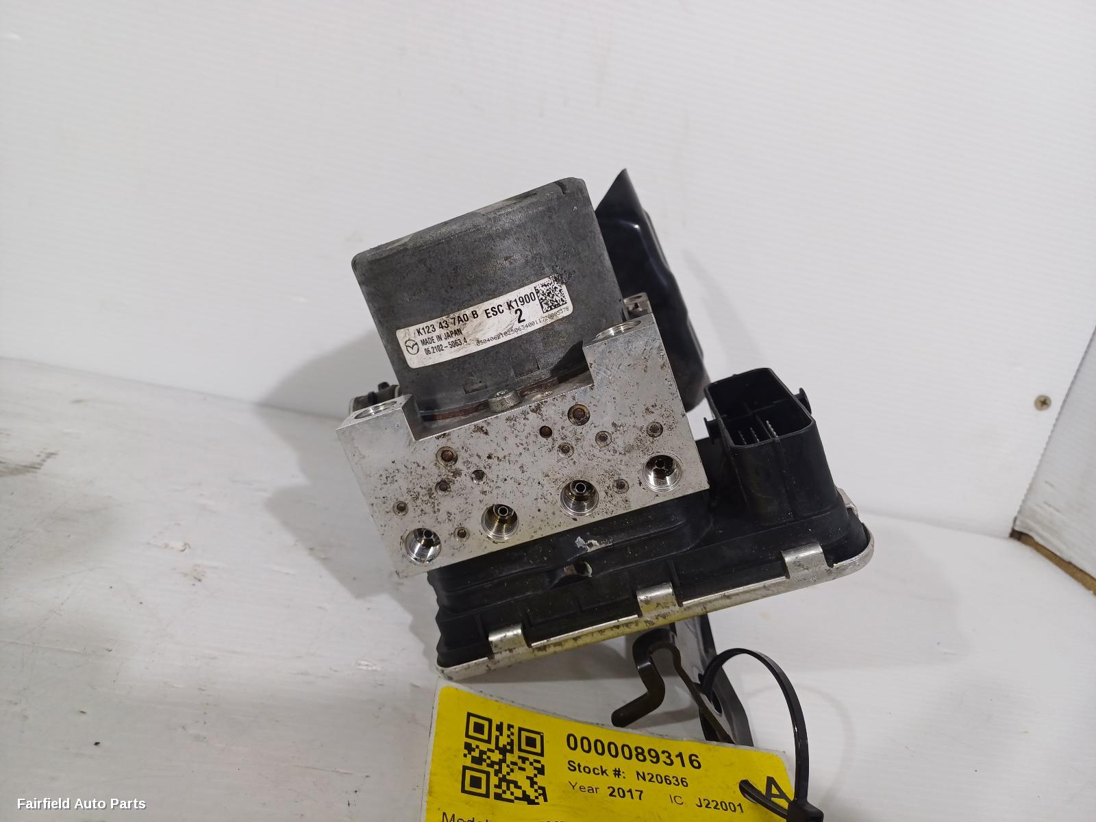 2017-2018 Mazda Cx5 Abs Pump Modulator