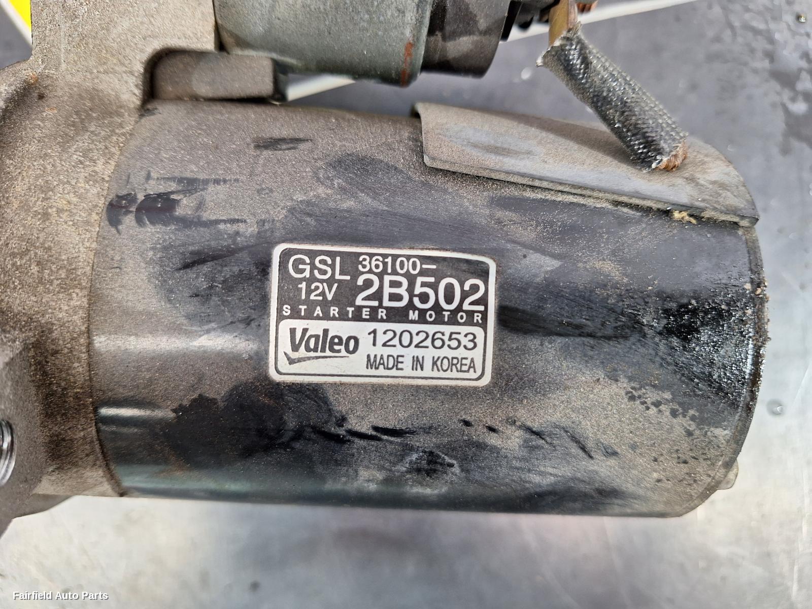 2013 Hyundai Veloster Starter