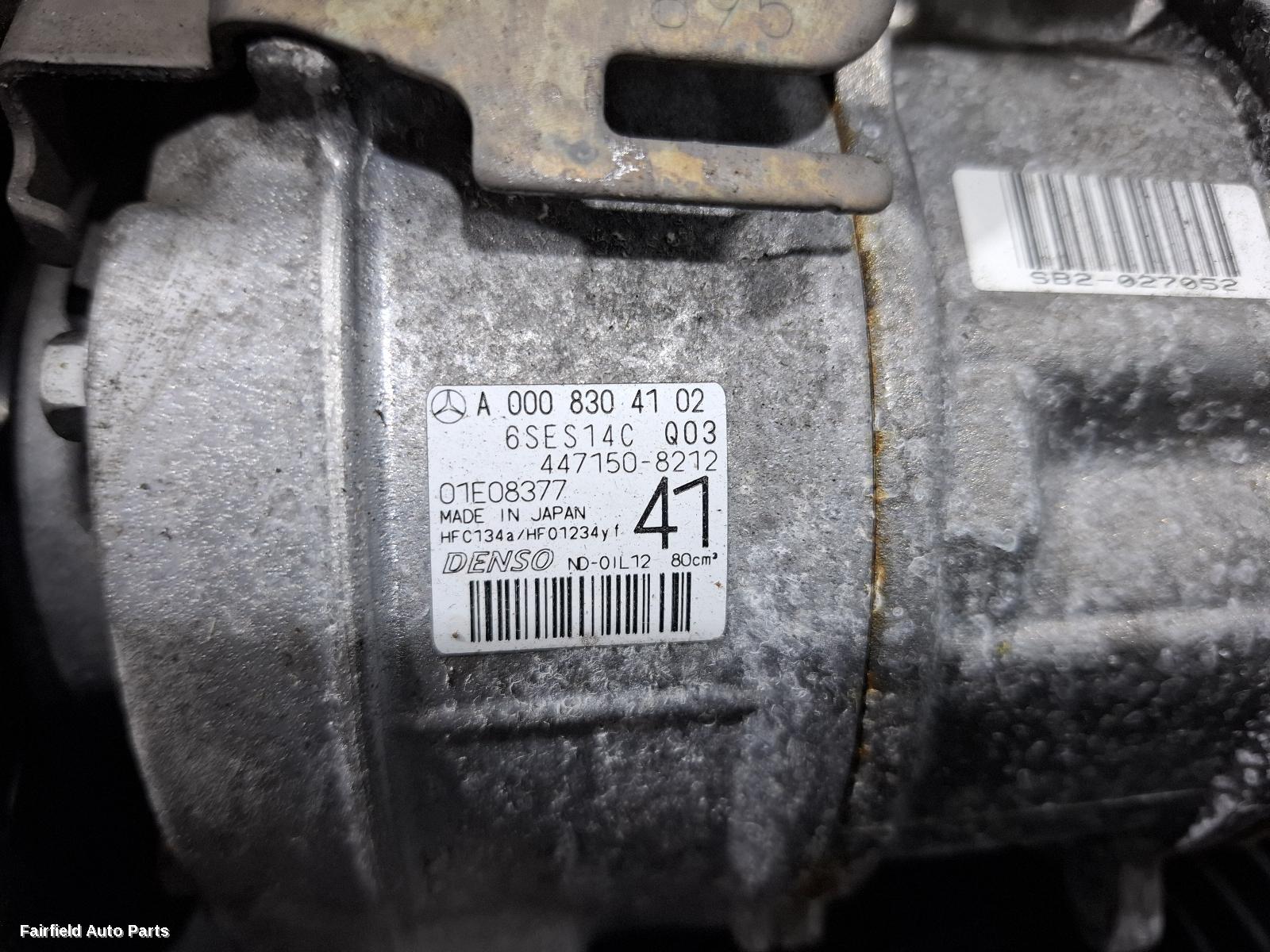 2021 Mercedes Cla Class A C Compressor