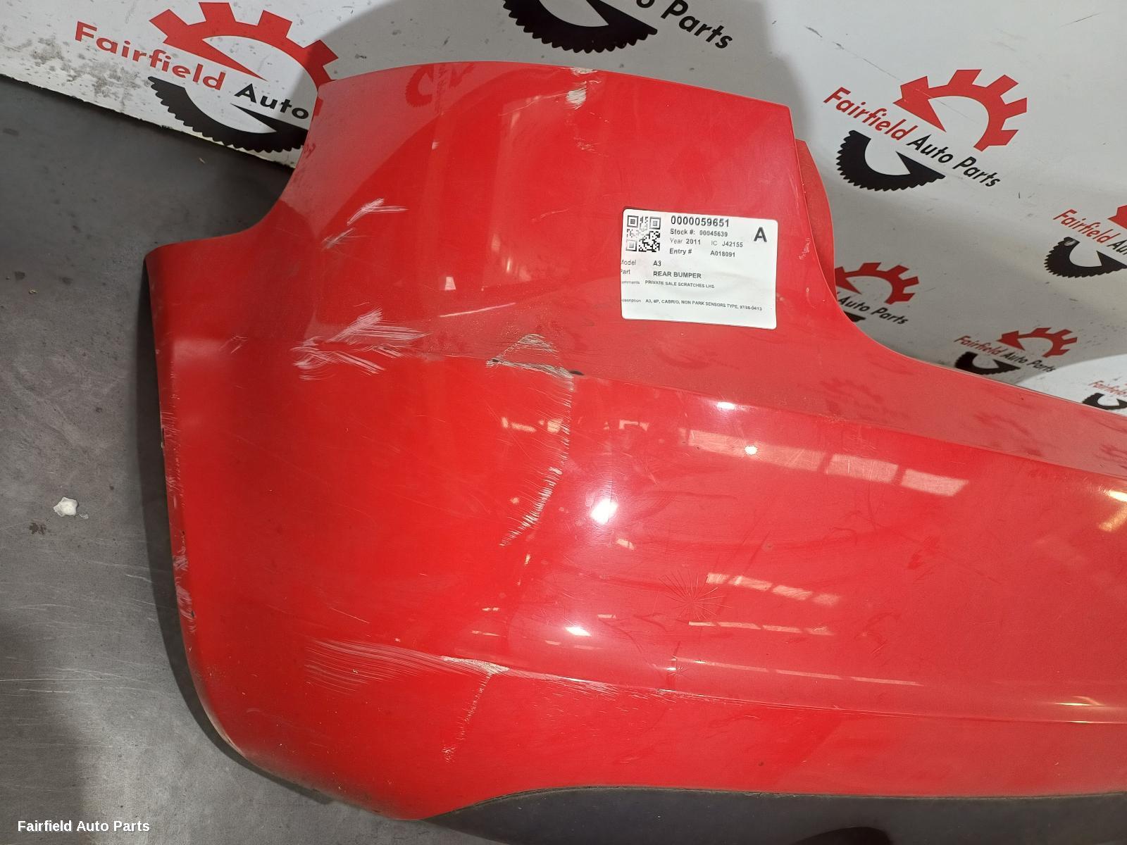 2008-2013 Audi A3 Rear Bumper