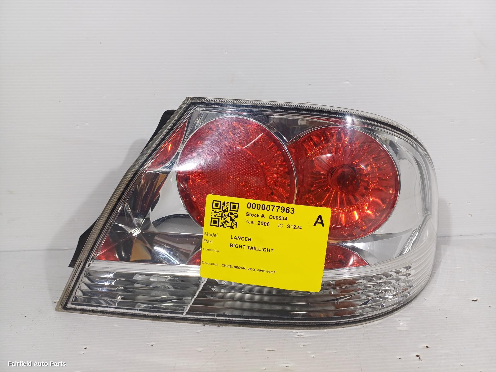 2003-2007 Mitsubishi Lancer Right Taillight