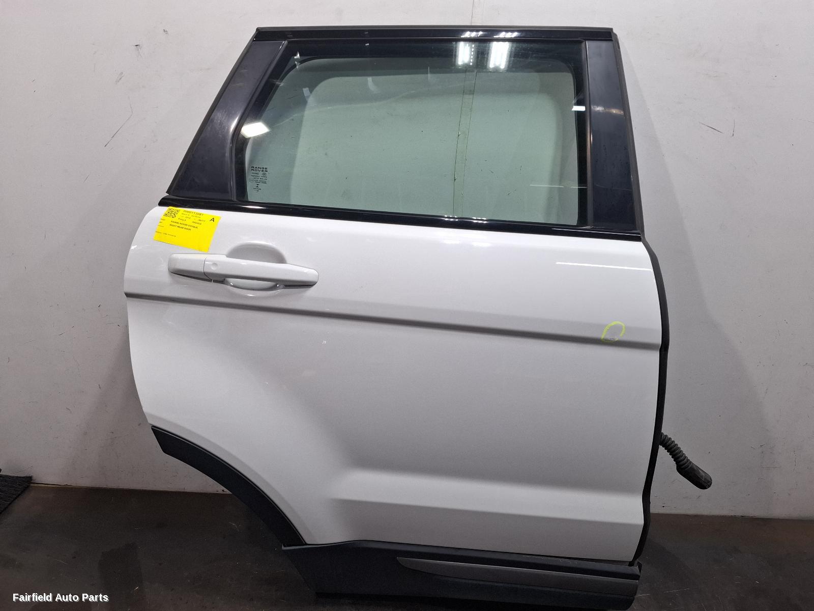 2011-2019 Land Rover Rangerover Evoque Right Rear Door Sliding