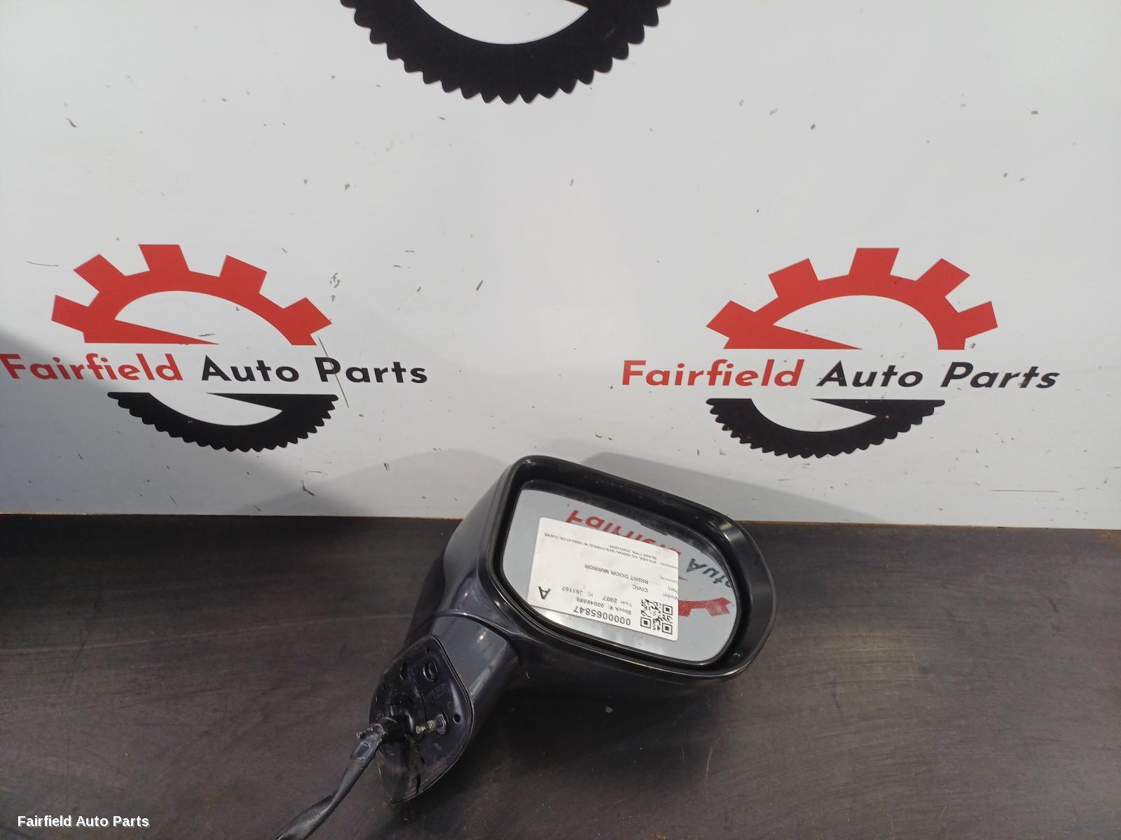 2007 Honda Civic Right Door Mirror