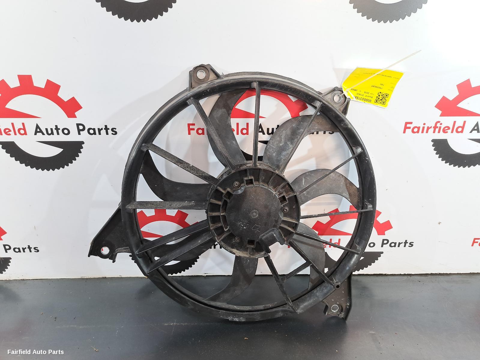 2013-2017 Fiat Freemont Fan