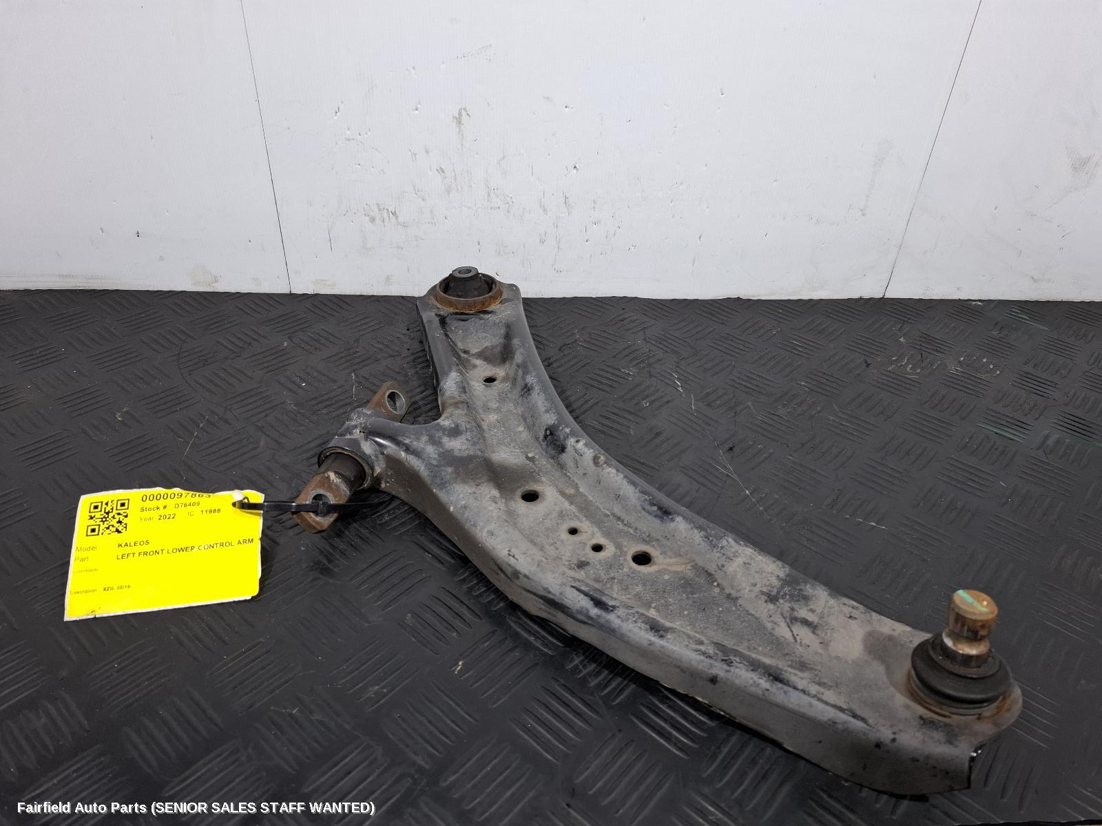 2022 Renault Kaleos Left Front Lower Control Arm