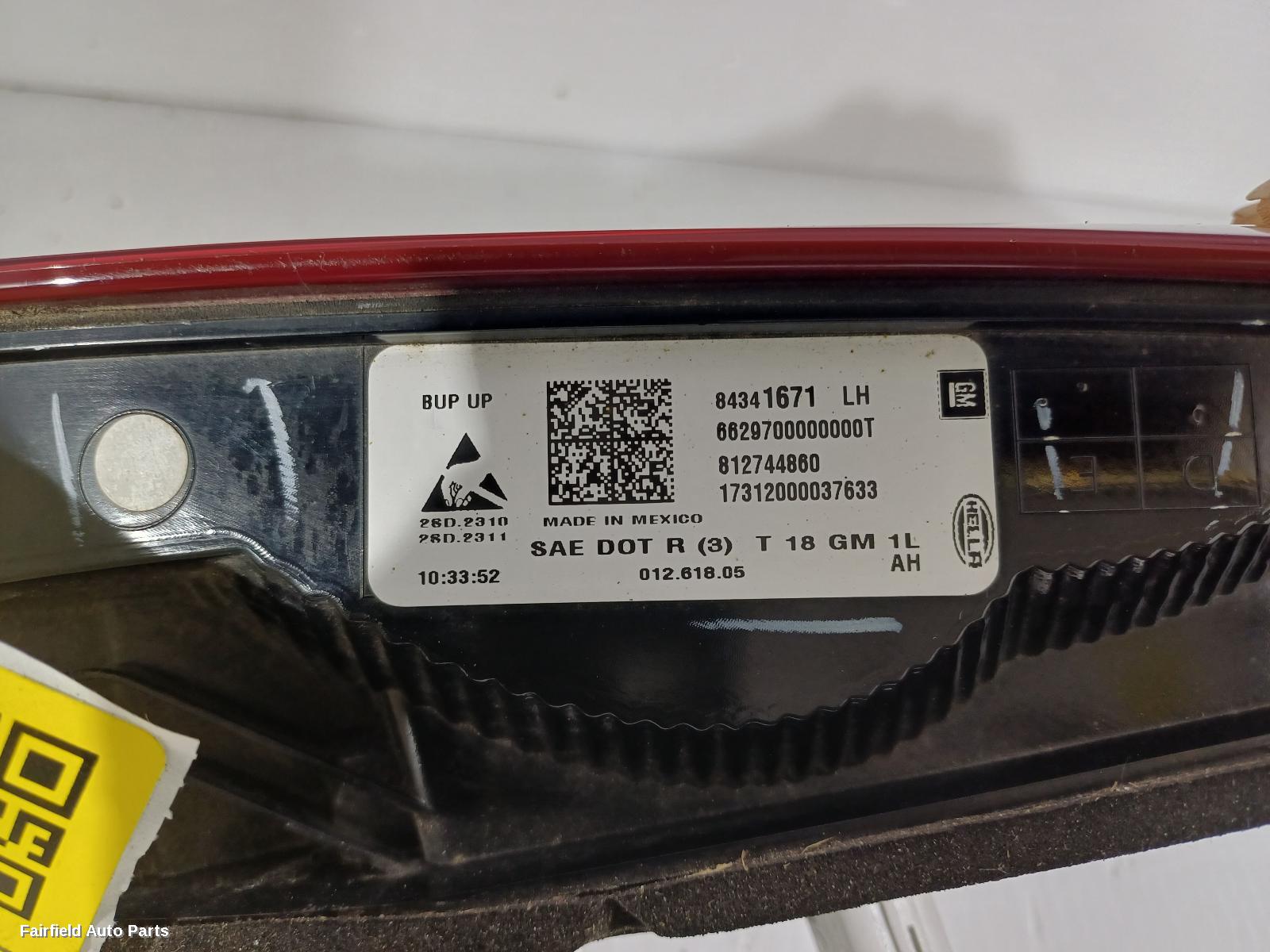 2017-2020 Holden Equinox Rear Garnish