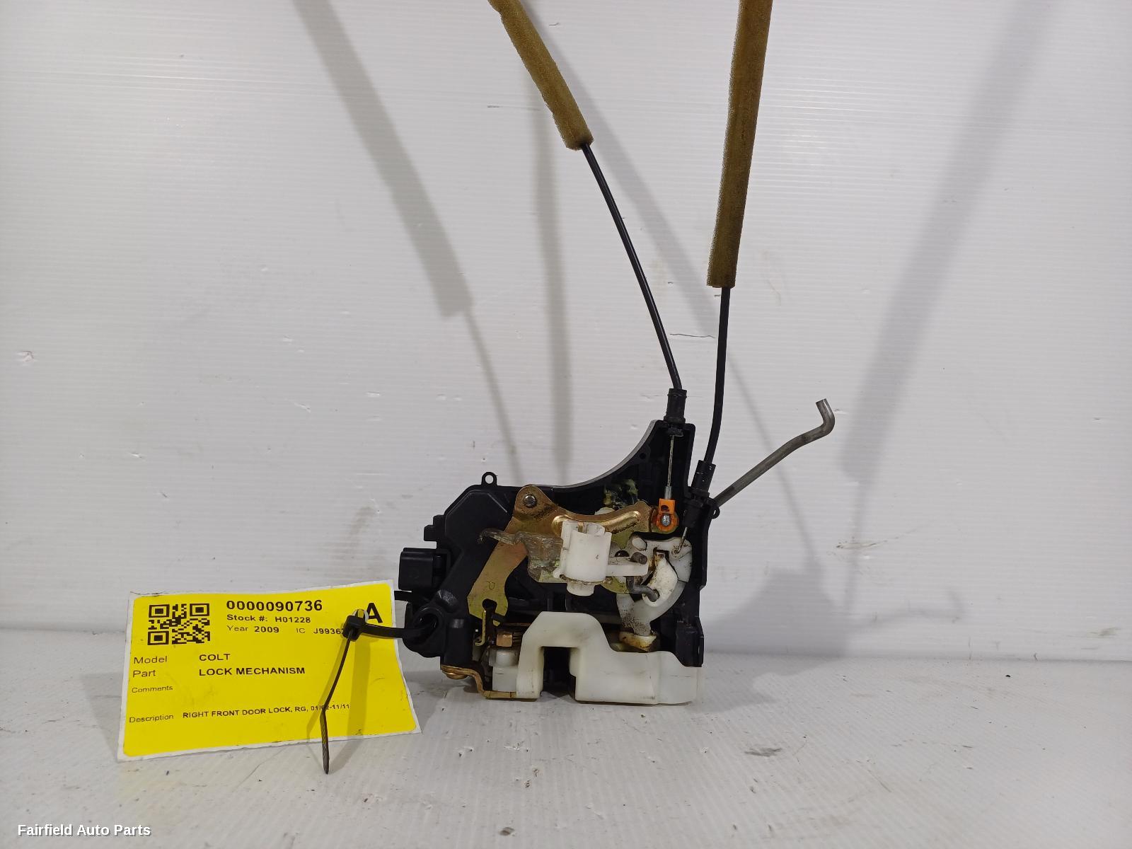 2002-2011 Mitsubishi Colt Door Boot Gate Lock