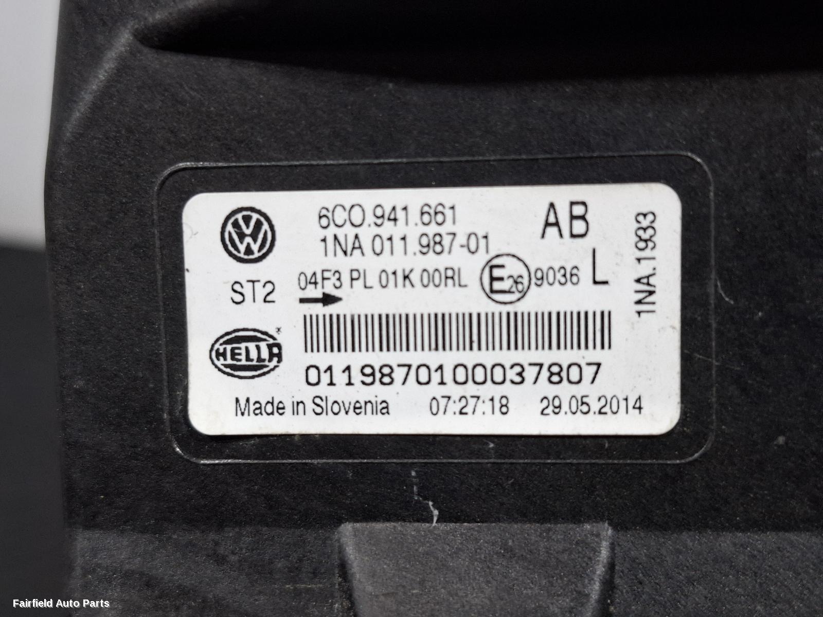 2014-2017 Volkswagen Polo Left Indicator Fog Side