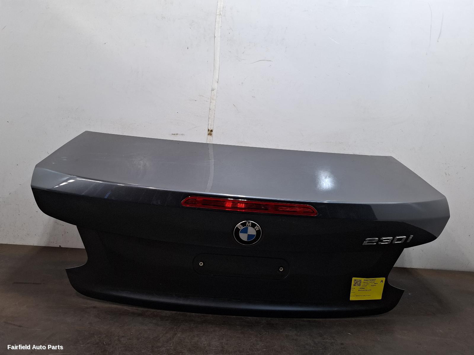 2017 Bmw 2 Series Bootlid Tailgate