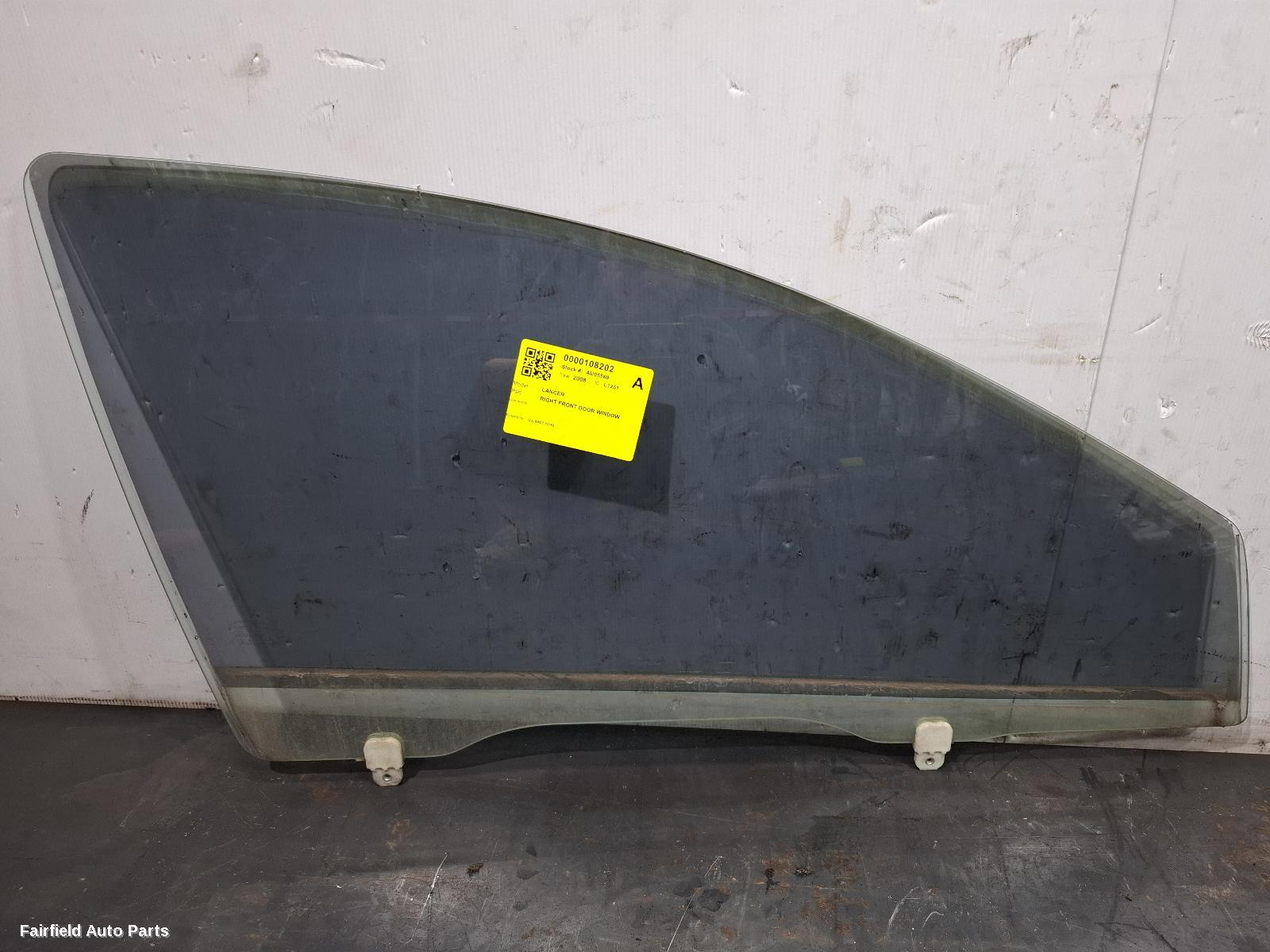 2007-2015 Mitsubishi Lancer Right Front Door Window