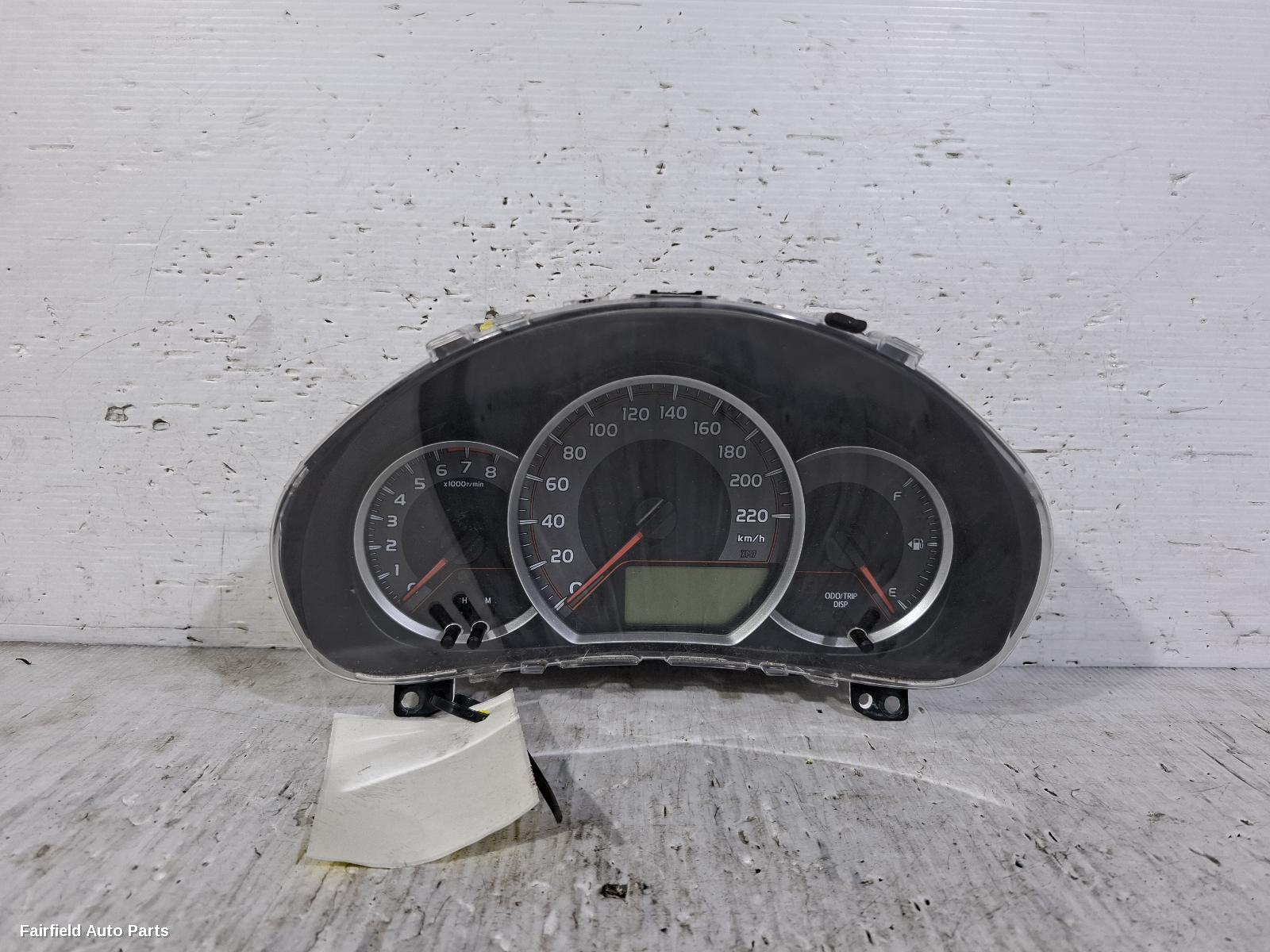 2005-2016 Toyota Yaris Instrument Cluster