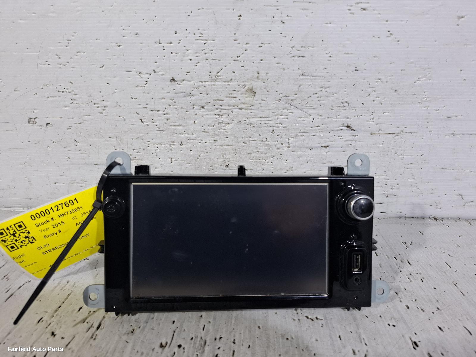 2013-2019 Renault Clio Radio Cd Dvd Sat Tv