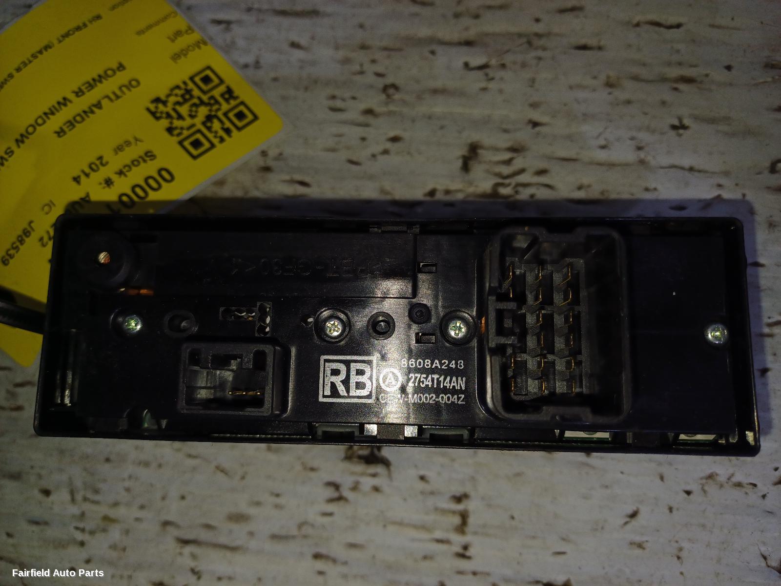 2012-2015 Mitsubishi Outlander Pwr Dr Wind Switch