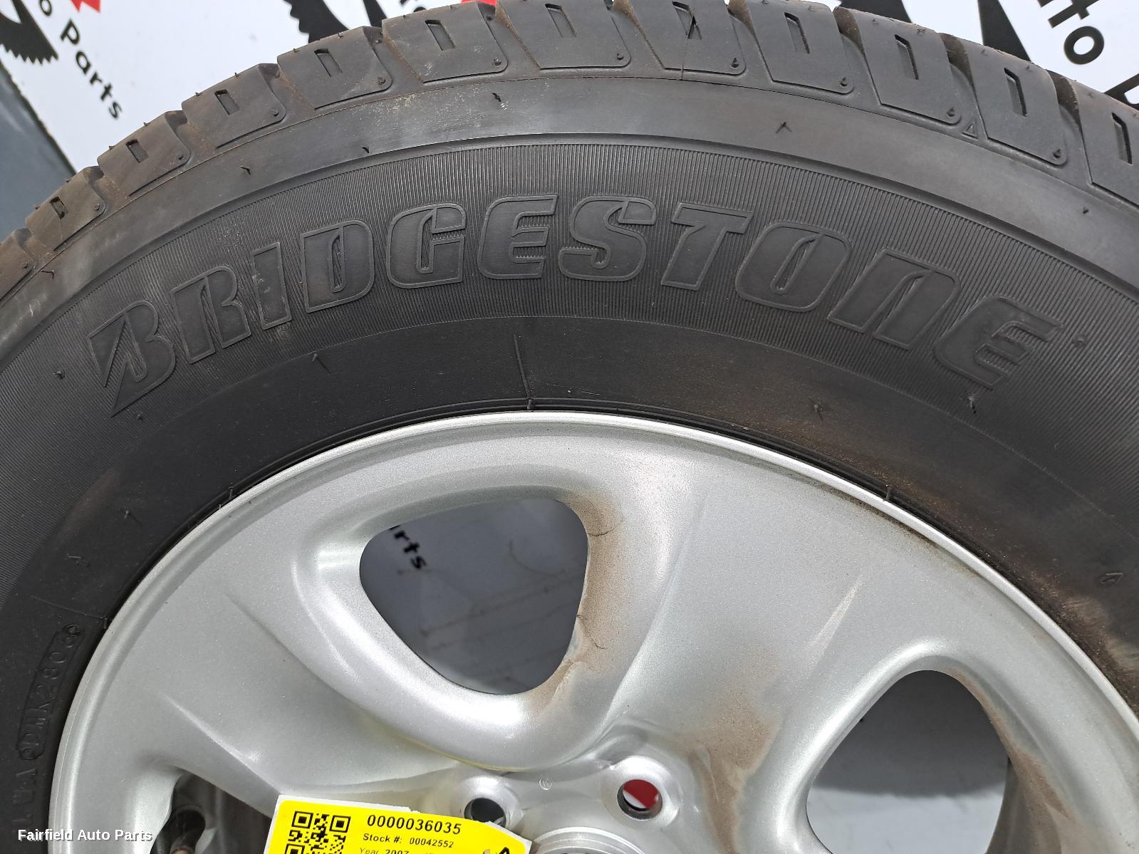 2007 Suzuki Vitara Spare Wheel Carrier