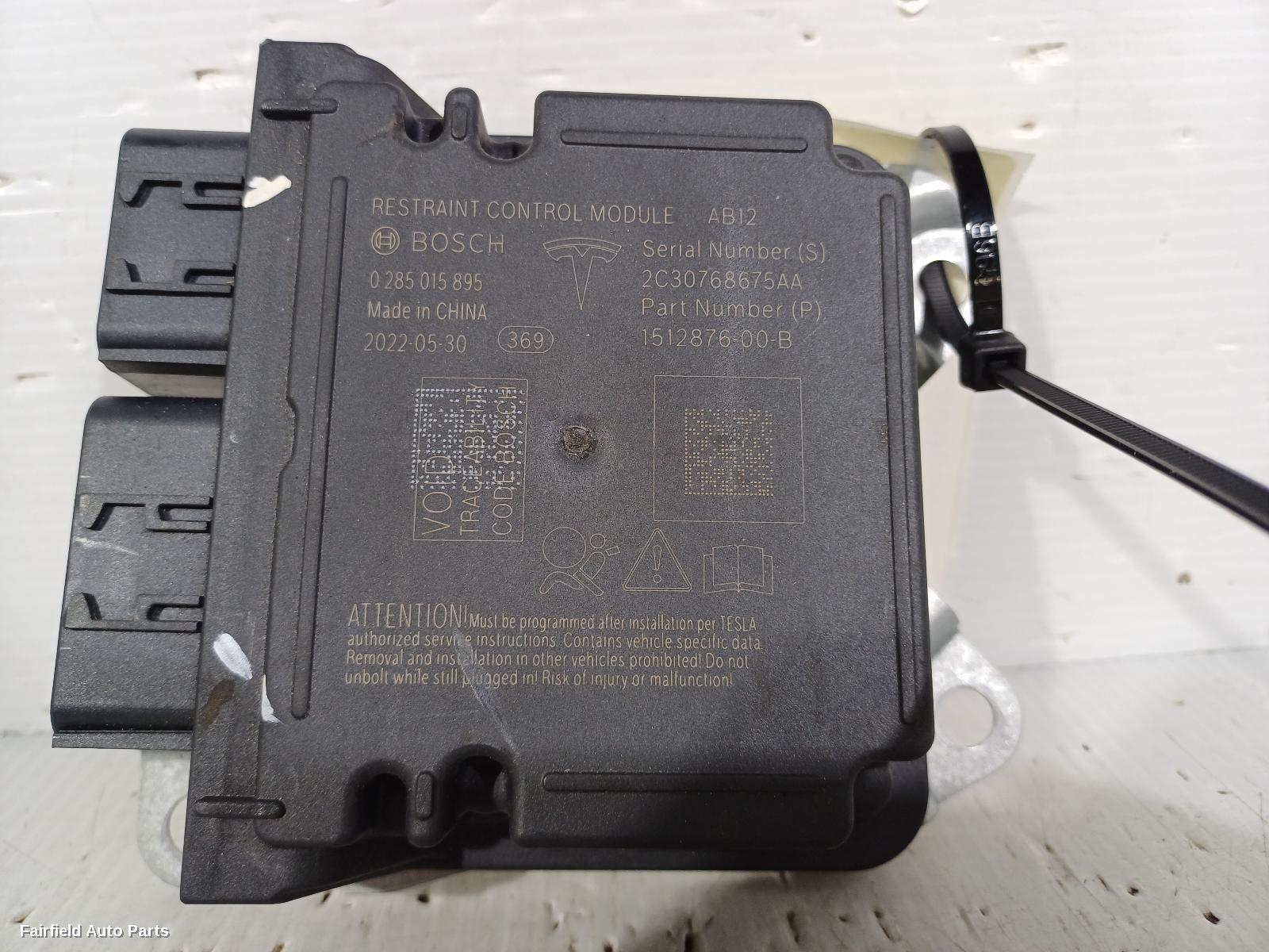 2019-2024 Tesla Model 3 Airbag Module Sensor