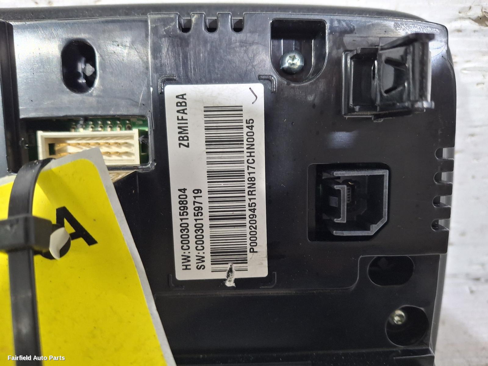2022-2026 Ldv Mifa Instrument Cluster