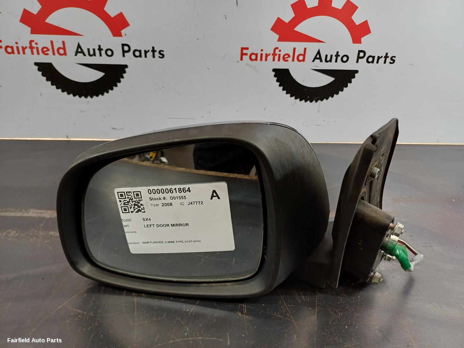 2007-2014 Suzuki Sx4 Left Door Mirror