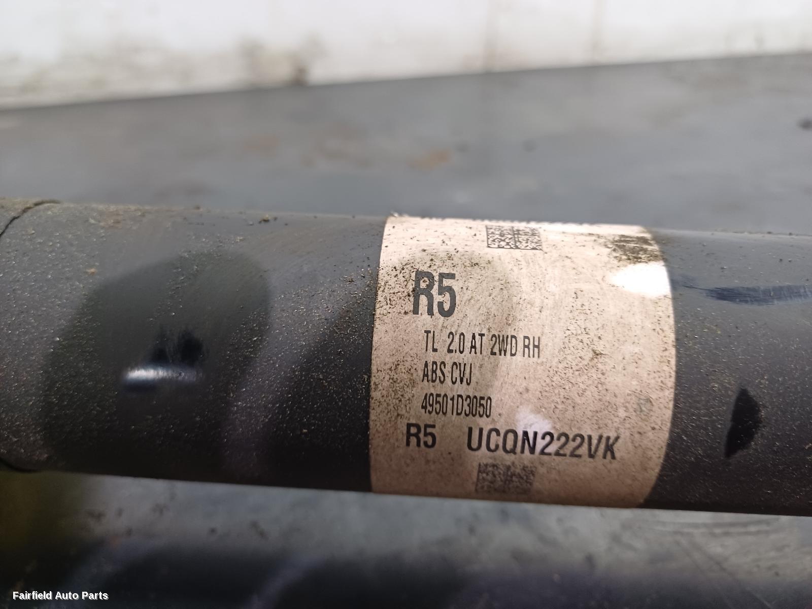 2015-2021 Hyundai Tucson Right Driveshaft