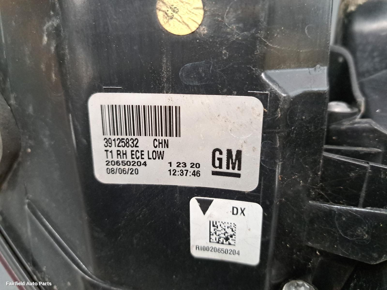 2017-2020 Holden Commodore Right Taillight