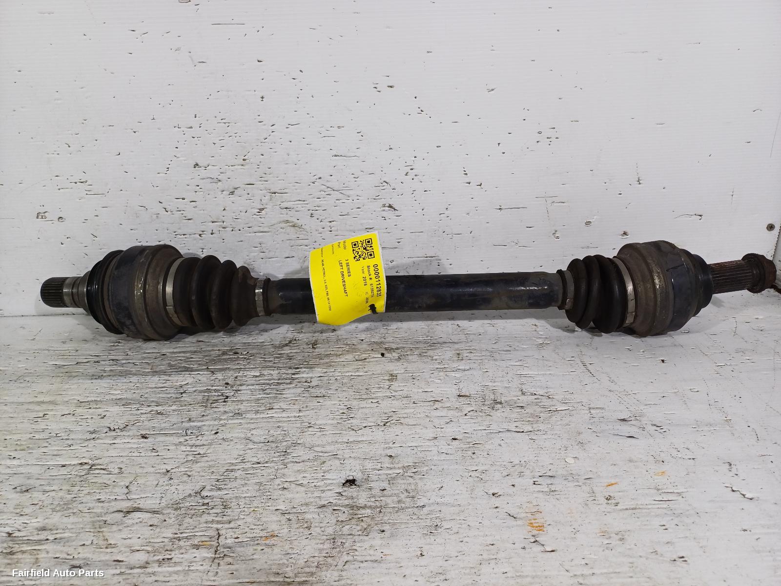 2014-2020 Bmw 3 Series Left Driveshaft