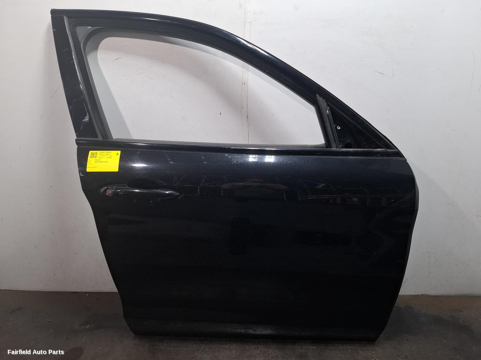 2018-2026 Alfa Romeo Stelvio Right Front Door