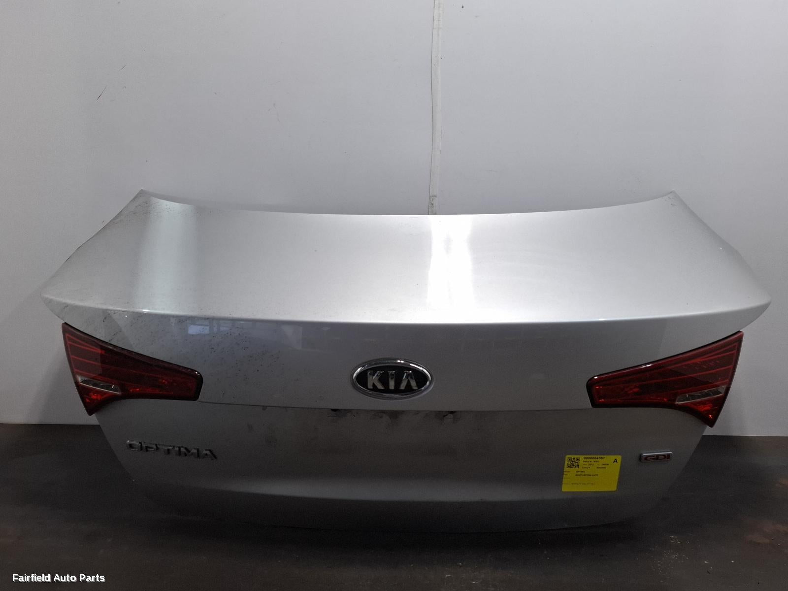 2012 Kia Optima Bootlid Tailgate