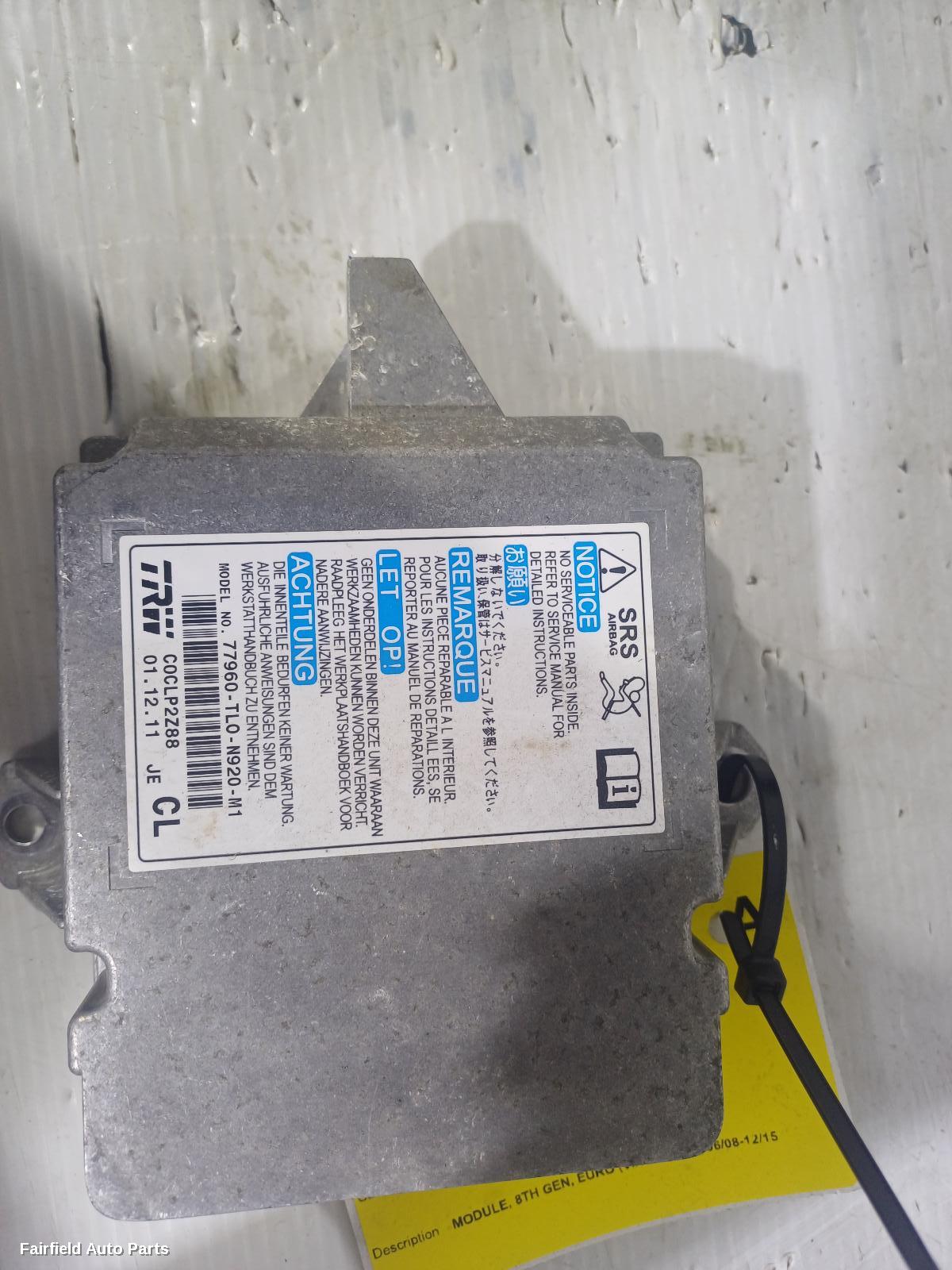 2008-2015 Honda Accord Airbag Module Sensor