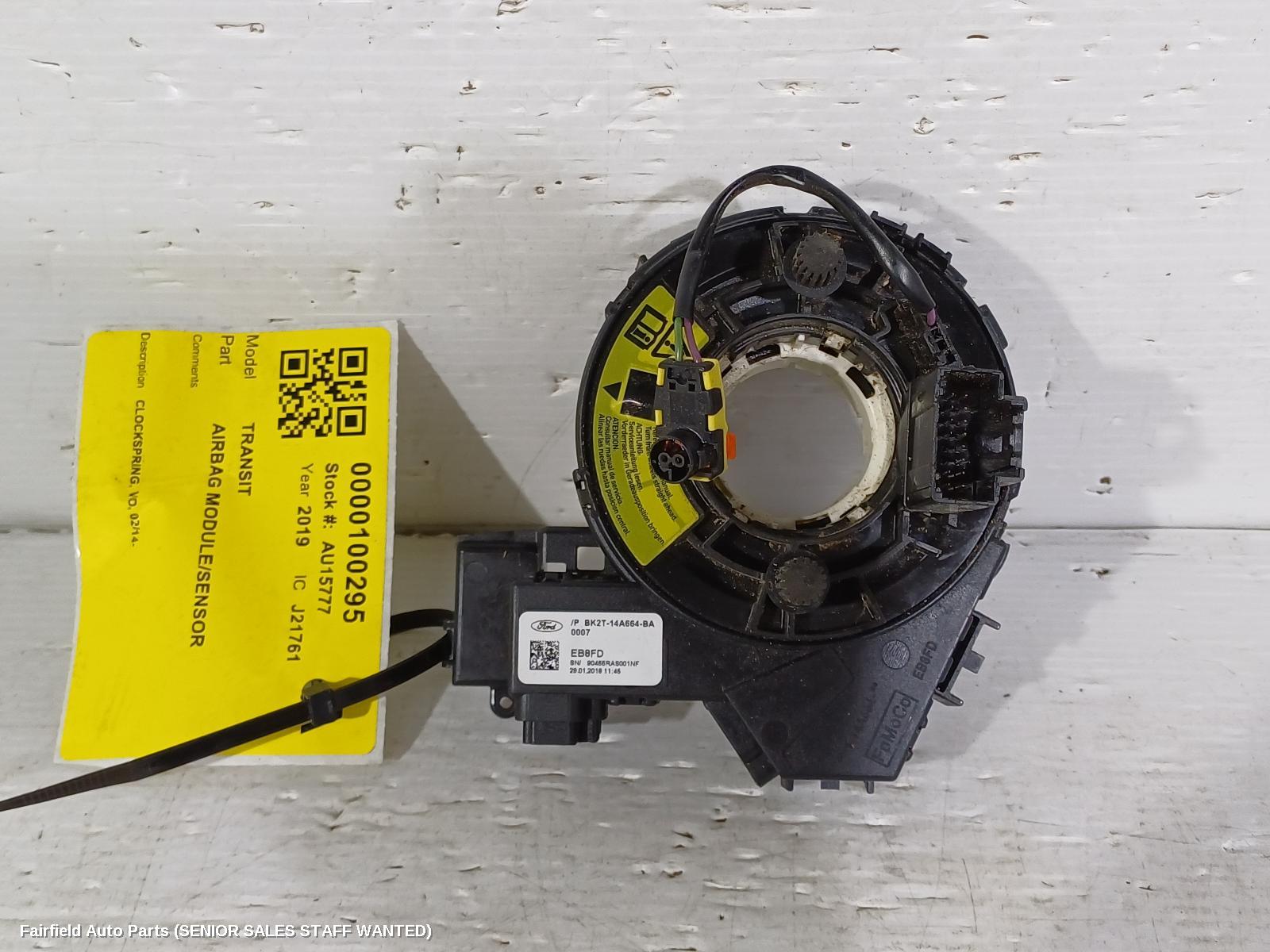 2014-2025 Ford Transit Airbag Module Sensor