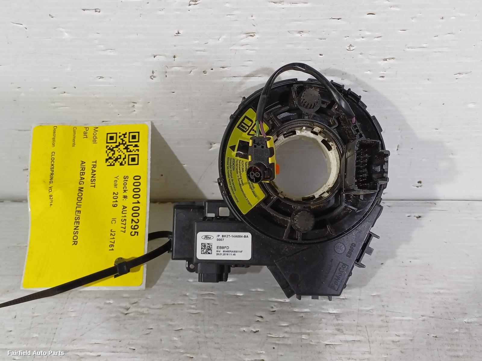 2014-2025 Ford Transit Airbag Module Sensor