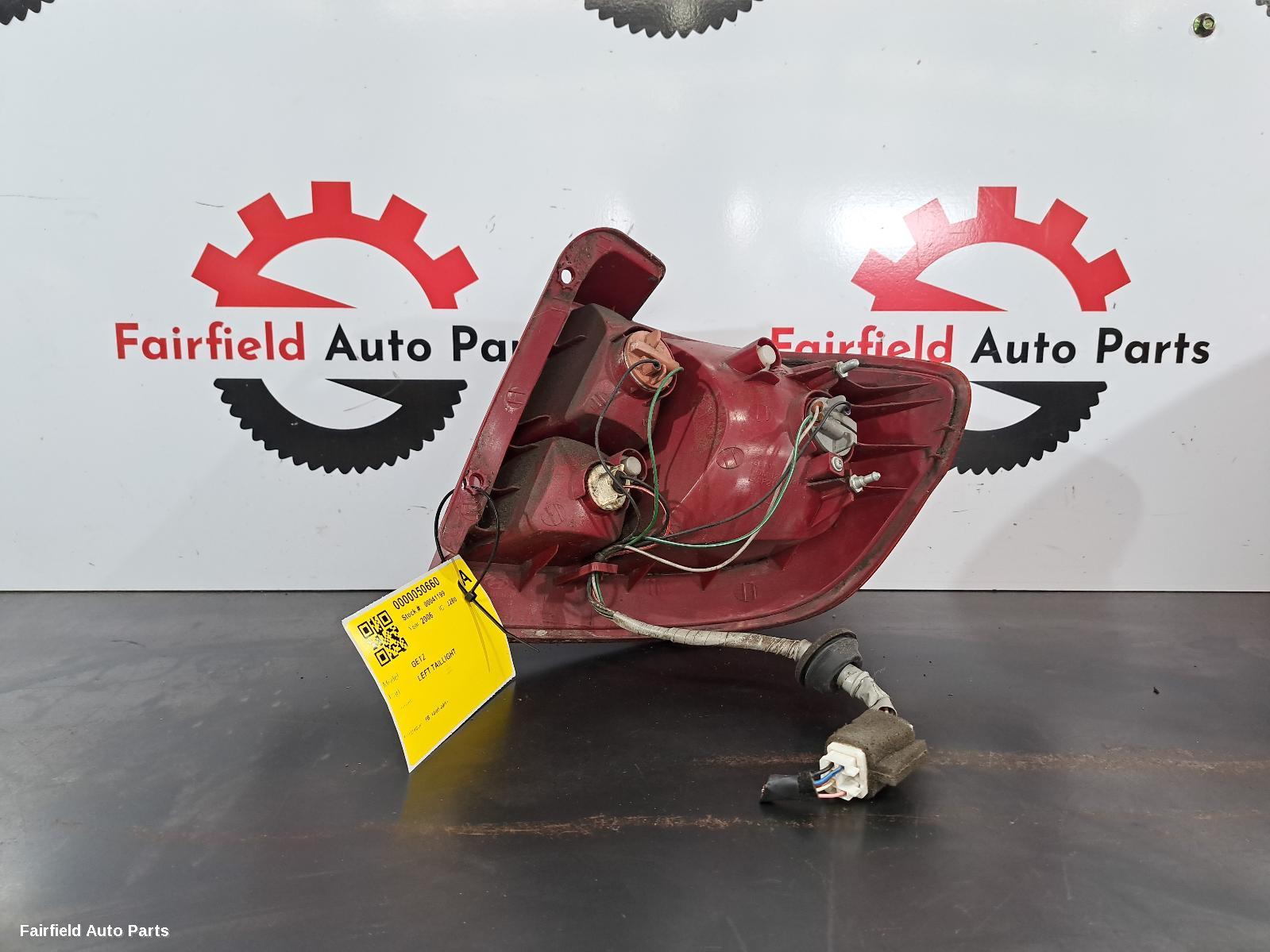 2006 Hyundai Getz Left Taillight