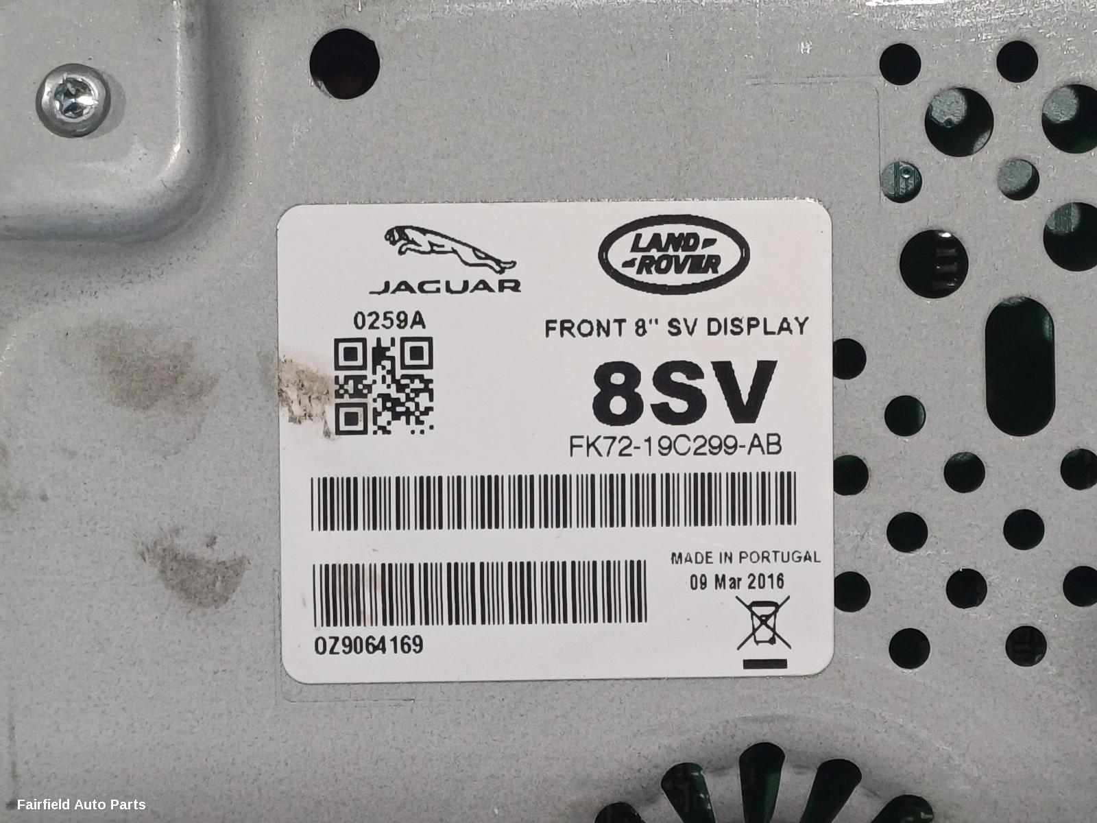 2011-2019 Land Rover Rangerover Evoque Radio Cd Dvd Sat Tv