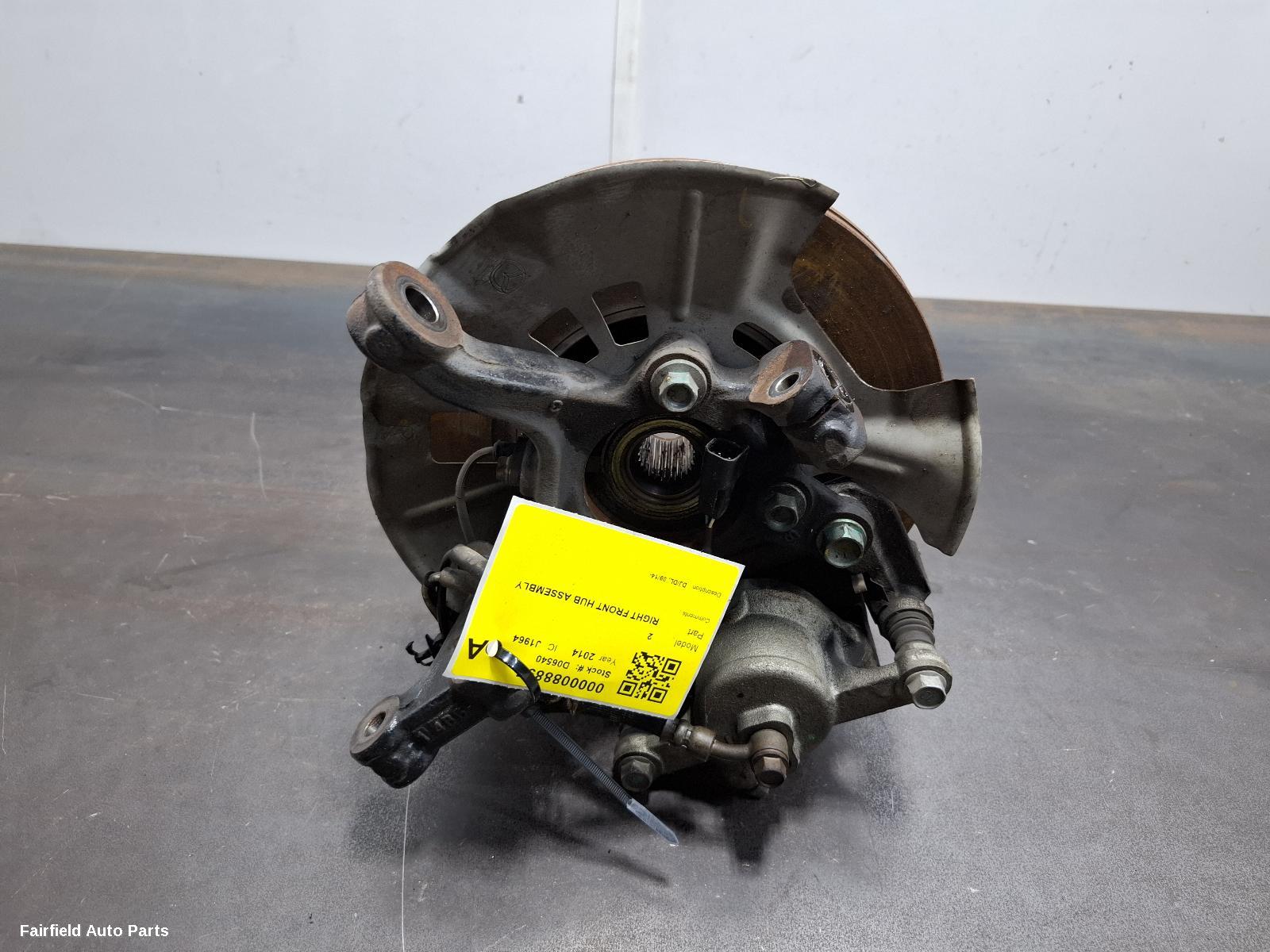 2014-2026 Mazda 2 Right Front Hub Assembly