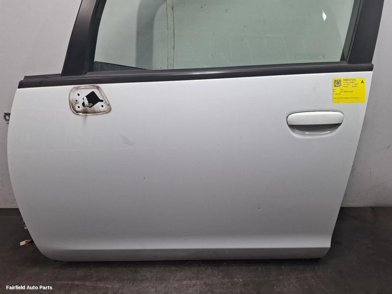 2002-2011 Mitsubishi Colt Left Front Door