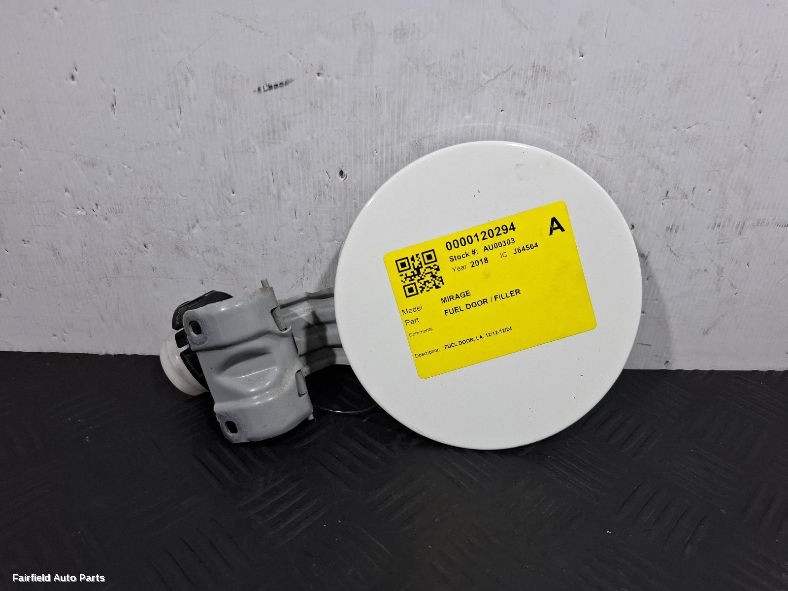 2012-2024 Mitsubishi Mirage Fuel Door Filler