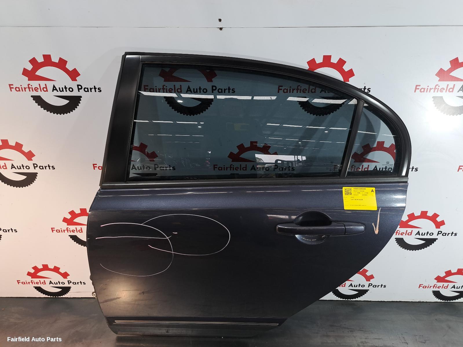 2006-2011 Honda Civic Left Rear Door Sliding