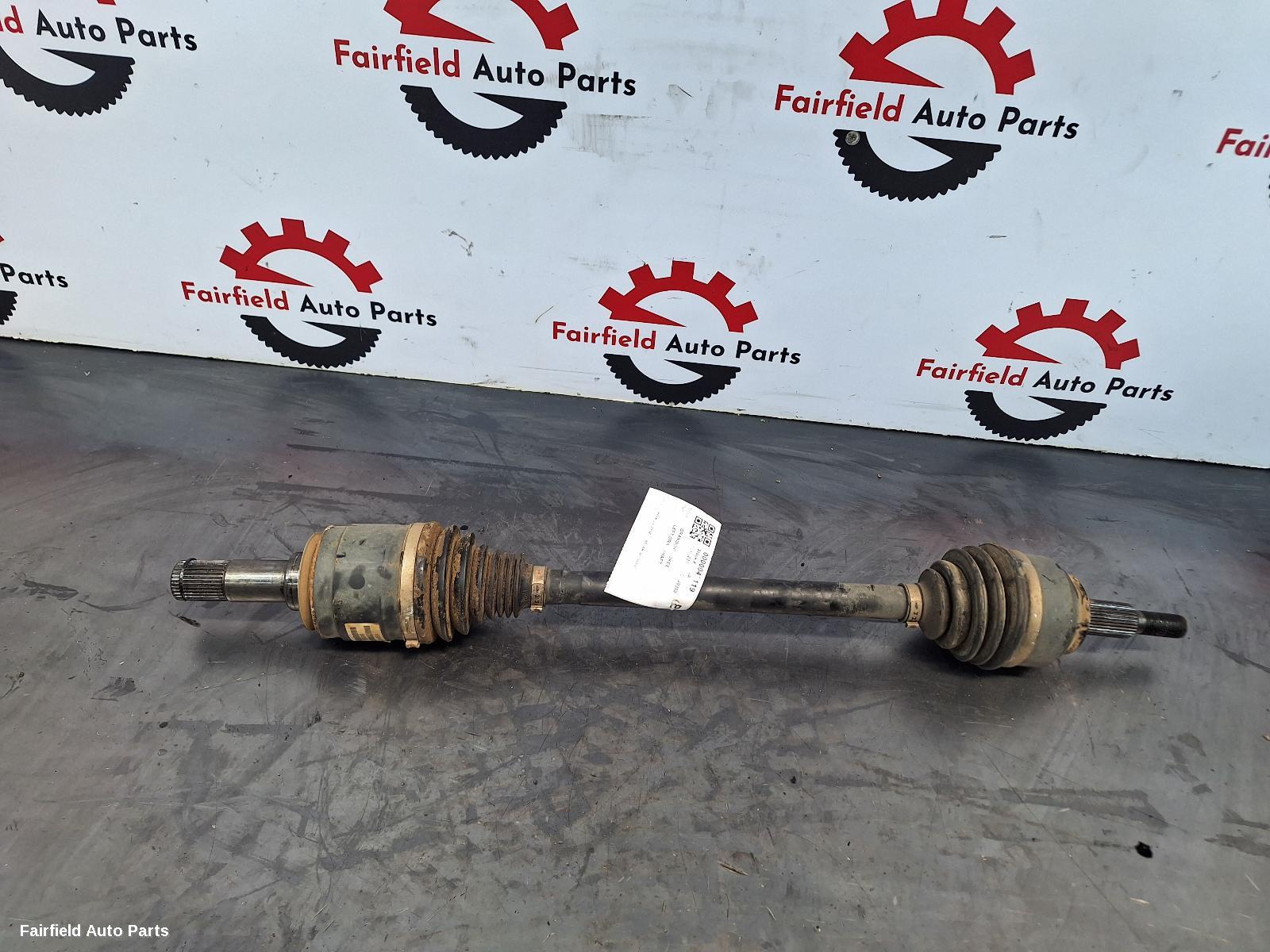 2014 Jeep Grandcherokee Left Driveshaft