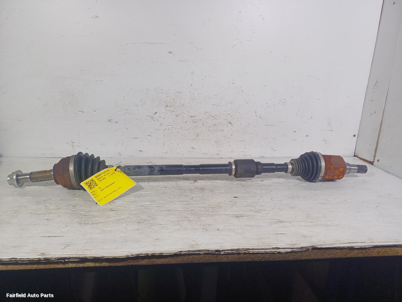 2017-2024 Mg Zs Right Driveshaft