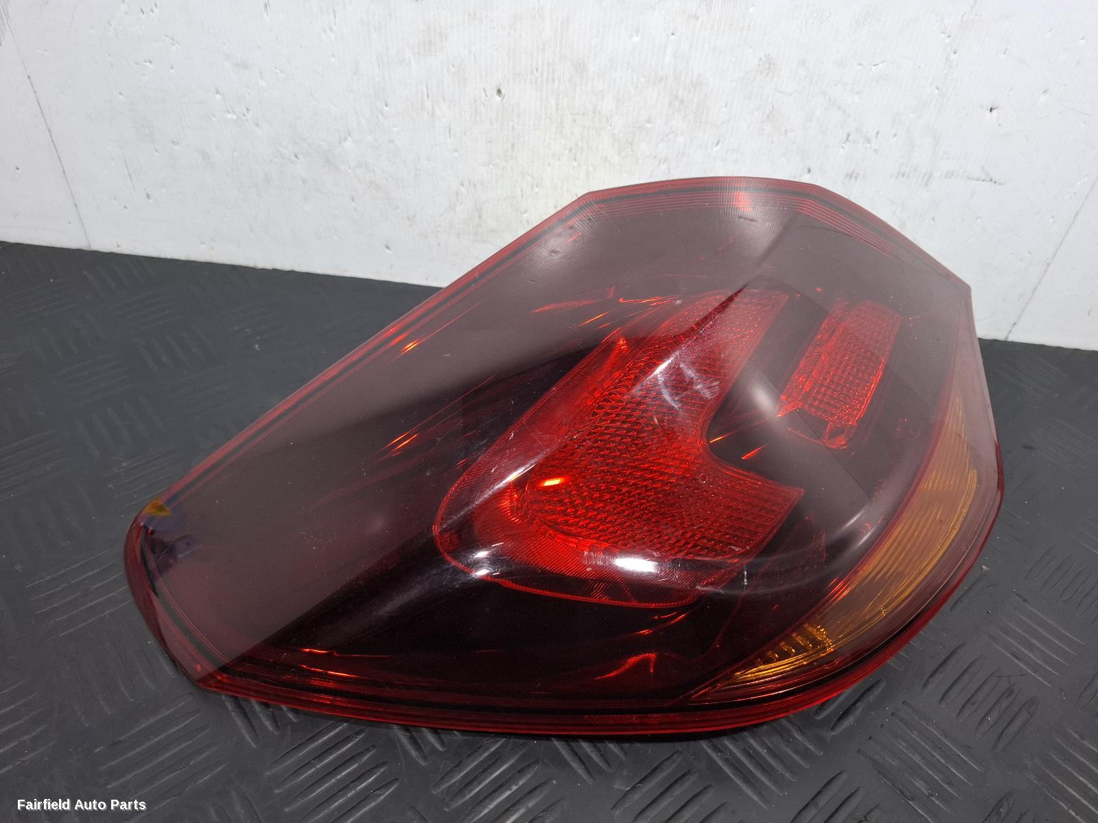 2012-2013 Opel Astra Left Taillight