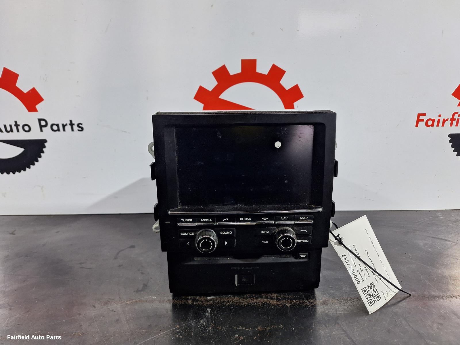 2014-2018 Porsche Macan Radio Cd Dvd Sat Tv
